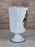 VTG Colonial Fred Roberts Co Footed Coffee Mug — American Revolutionary War