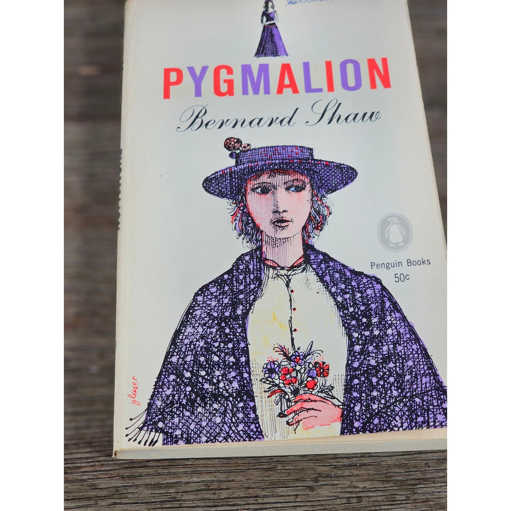 Vintage Pygmalion by Bernard Shaw Penguin Paperback Illustrated Cover