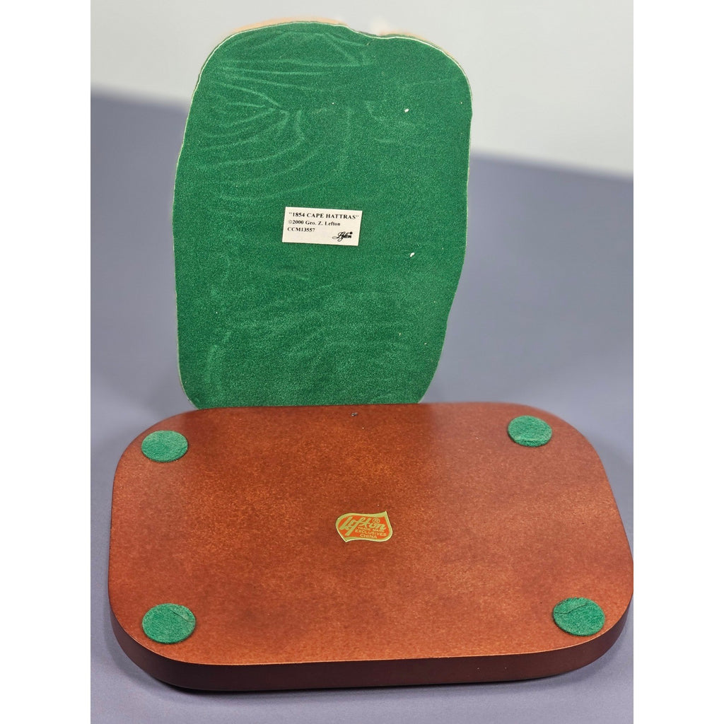 Vintage Lefton Lost Lights Cape Hatteras Lighthouse Figurine w/ COA