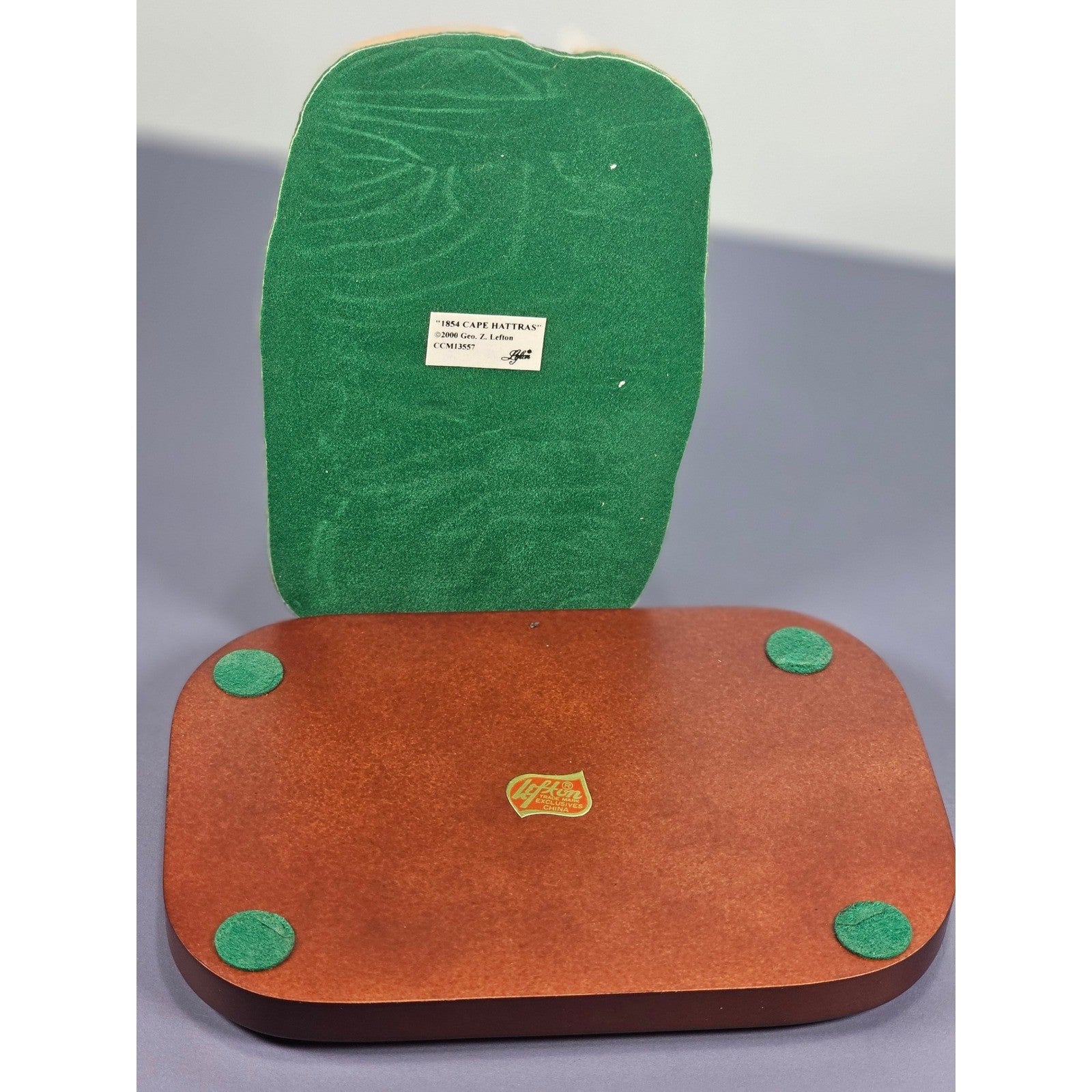 Vintage Lefton Lost Lights Cape Hatteras Lighthouse Figurine w/ COA