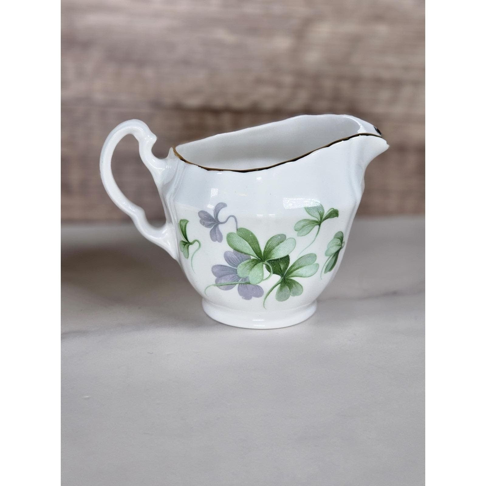 Vintage Adderley Bone China Creamer & Sugar Bowl Set England