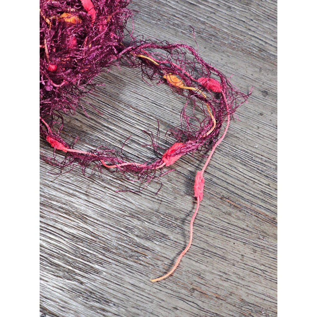 Moda Dea Flip Yarn Claret 9366 Novelty Eyelash Yarn 50g 55 Yards