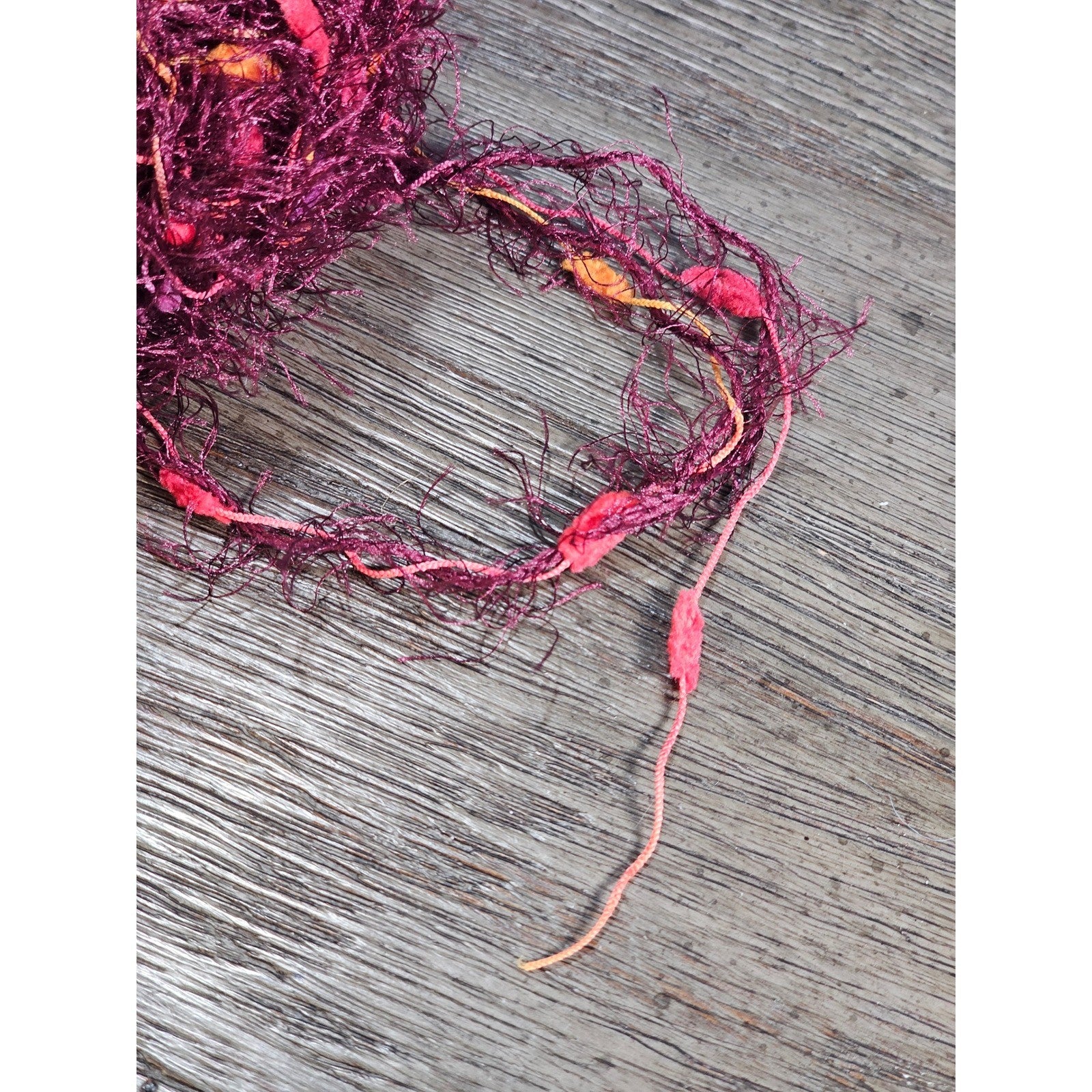 Moda Dea Flip Yarn Claret 9366 Novelty Eyelash Yarn 50g 55 Yards