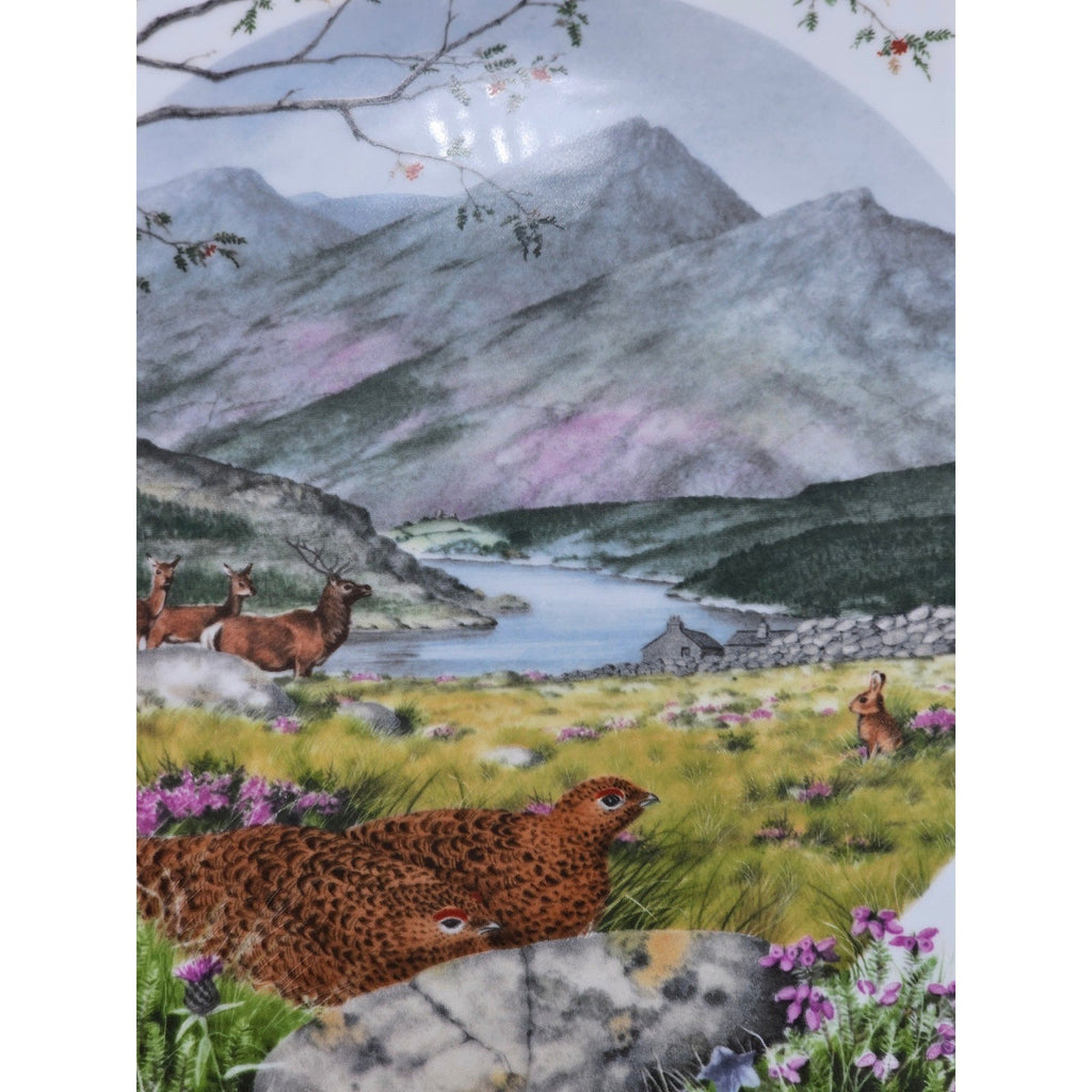 Franklin Porcelain September on the Moors Plate by Peter Barrett 9"