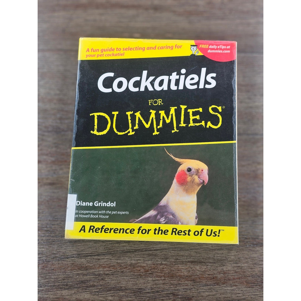 Cockatiels For Dummies by Diane Grindol 2001 Paperback Pet Care