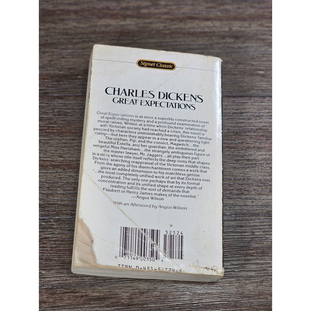 Vintage Great Expectations Dickens 1961 Signet Classic Paperback
