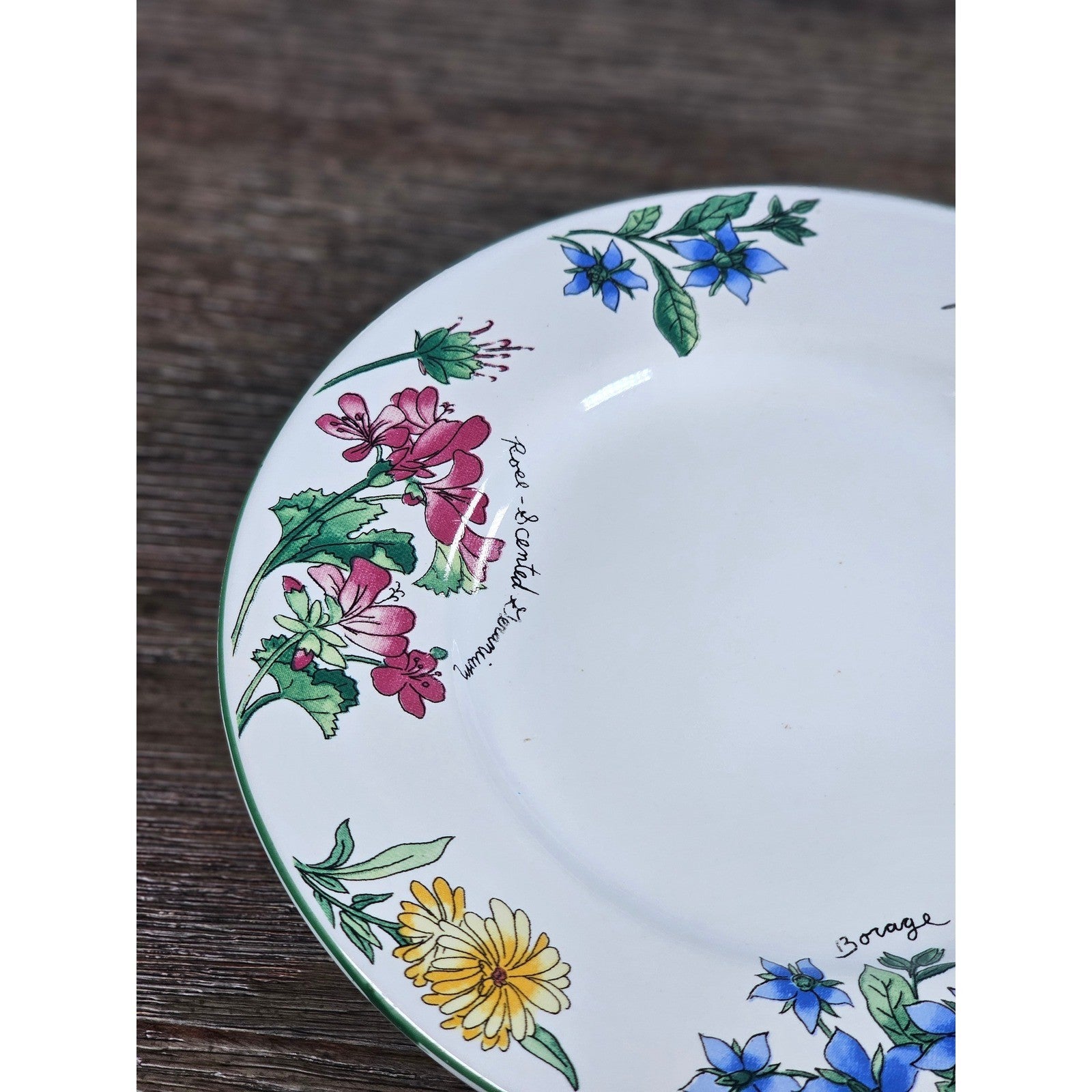 Vintage Majesticware Geranium Cup & Saucer Set by Sakura Floral Stoneware