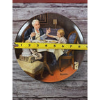 Vintage Norman Rockwell Family Dinner Plate 1984 Knowles 8.5" Collector