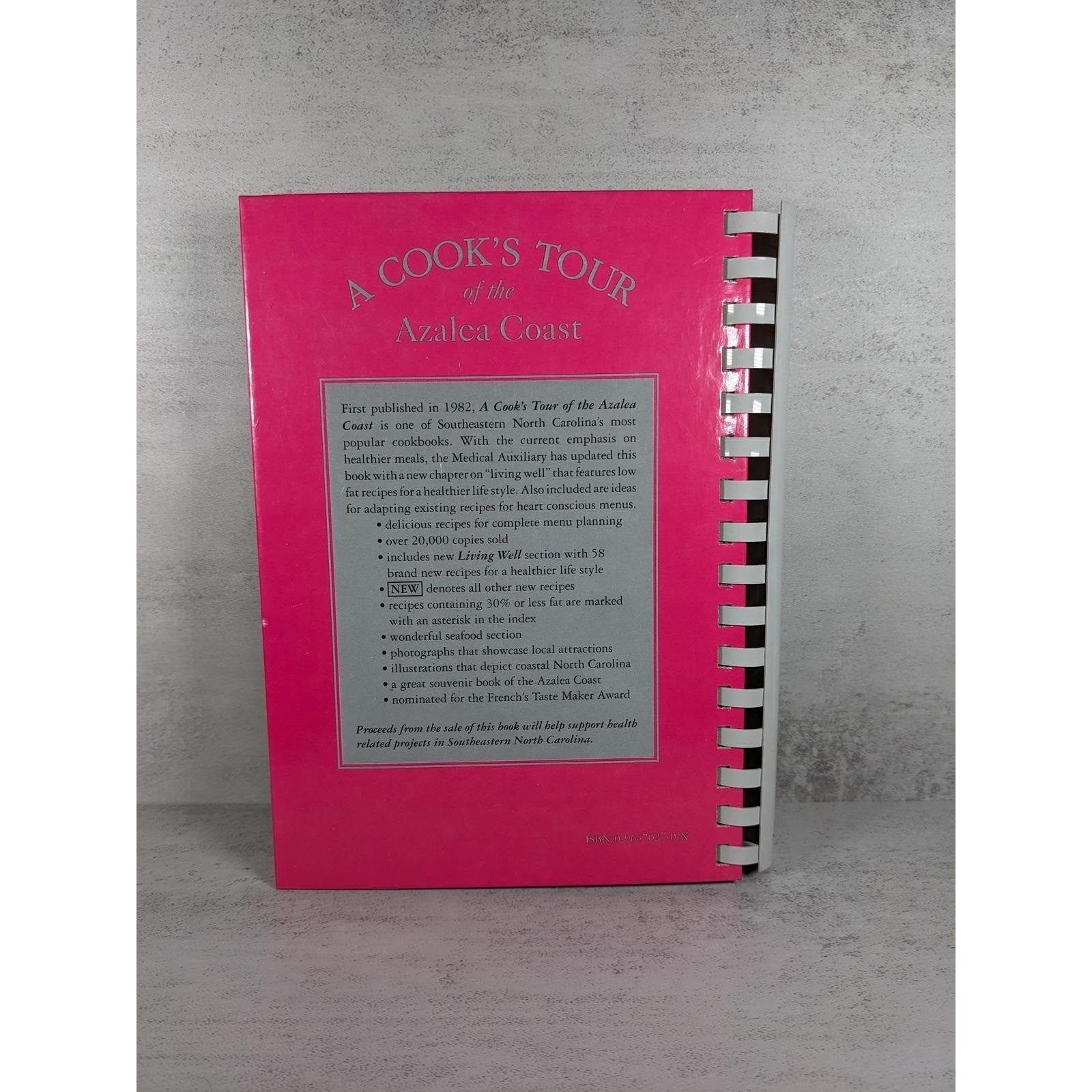 1985 Azalea Coast Cookbook Wilmington NC Spiral Community Book
