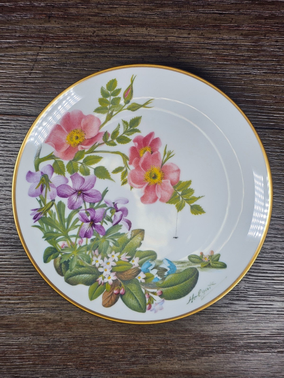 Cape Cod Wildflowers Plate – Franklin Porcelain Sierra Club 1978