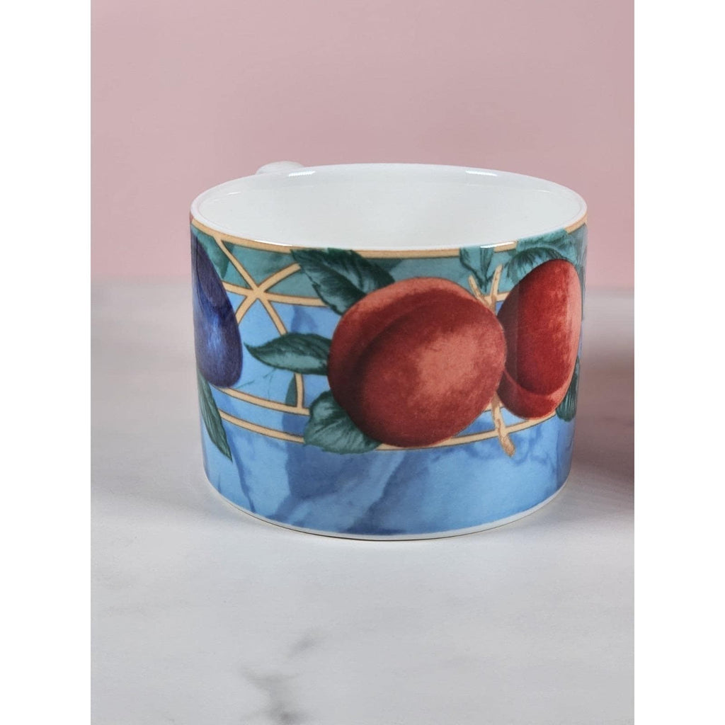 Victoria Beale Forbidden Fruit Mugs Set of 2 Vintage 1990s