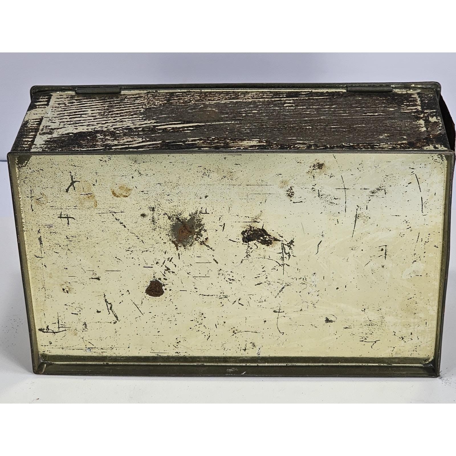 Schraffts Chocolate Tin Trinket Chest Vintage Advertising Box