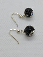 925 Sterling Silver Yin Yang Dangle/Drop Earrings