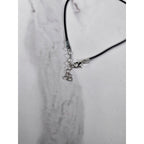 Vintage Stained Glass Locket Necklace Religious Pendant Charm