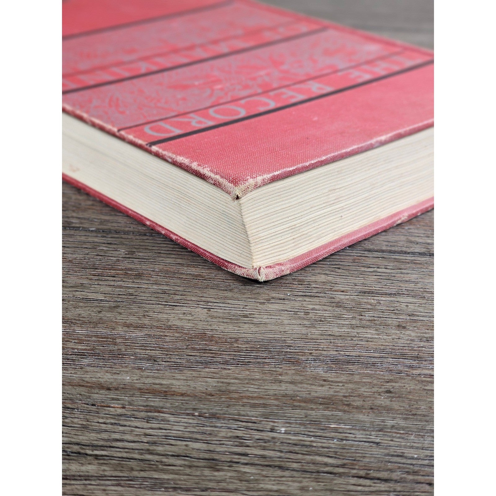 The Record of Mankind 1954 Hardcover D.C. Heath History Book Red