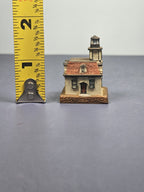 Lenox Miniature Lighthouse Thimble Figurine Colchester Reef Vermont