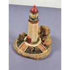 Ks Collection Lighthouse Figurine 1990s Hand Painted Coastal