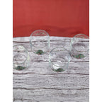 Vintage Luminarc Christmas Tree Lowball Glasses Set of 4 Holiday Whiskey Tumbler
