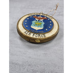 Vintage United States Air Force Ornament 1947 Seal Gold Tone