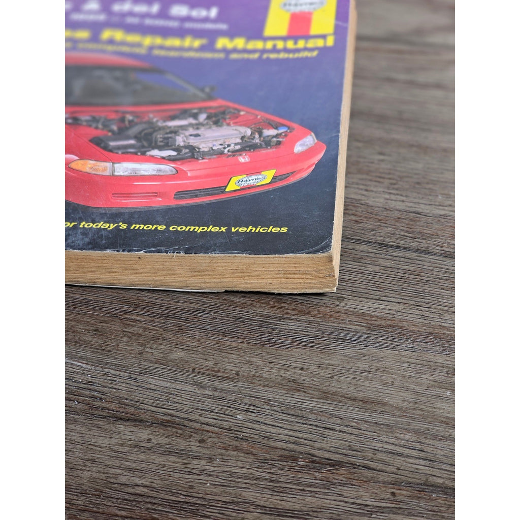 Honda Civic Del Sol Haynes Repair Manual 1992-1995 SOHC Models
