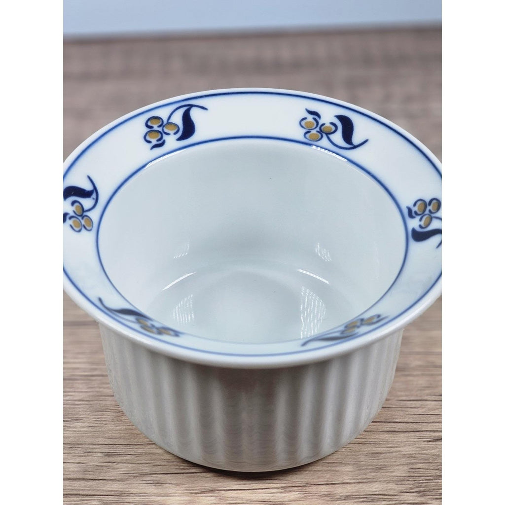 Vintage Dansk Bistro Berries & Cherries Porcelain Ramekin 4.25"