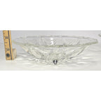 Anchor Hocking Footed Bowl Set Teardrop Dot 1960s Glass