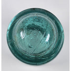 Vintage Hemingray No 9 Glass Insulator Aqua Patent May 2 1893