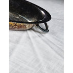 Vintage Silver Plate Oval Serving Dish 10" With Handles