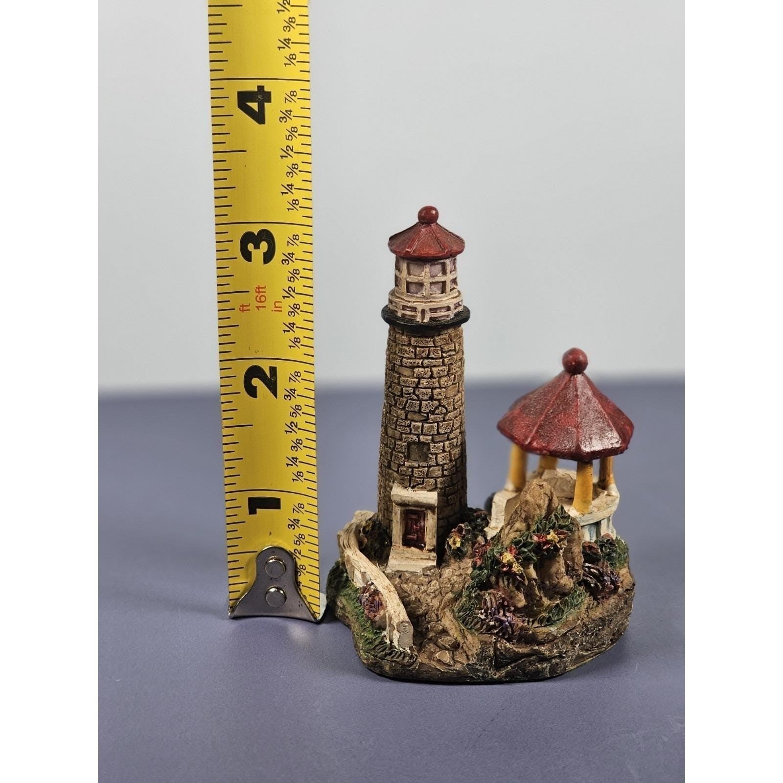 K's Collection Lighthouse Figurine Gazebo 1990s Coastal Decor
