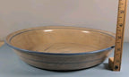 Arcopal Volcano Serving Plate Blue Wheat Design 11.5" Diameter