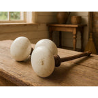 Vintage White Porcelain Door Knobs Lot of 3 Architectural Salvage