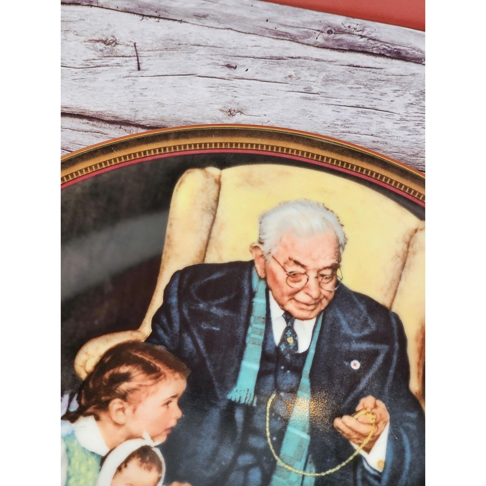 Vintage Norman Rockwell Tender Loving Care Collector Plate 1988 Knowles