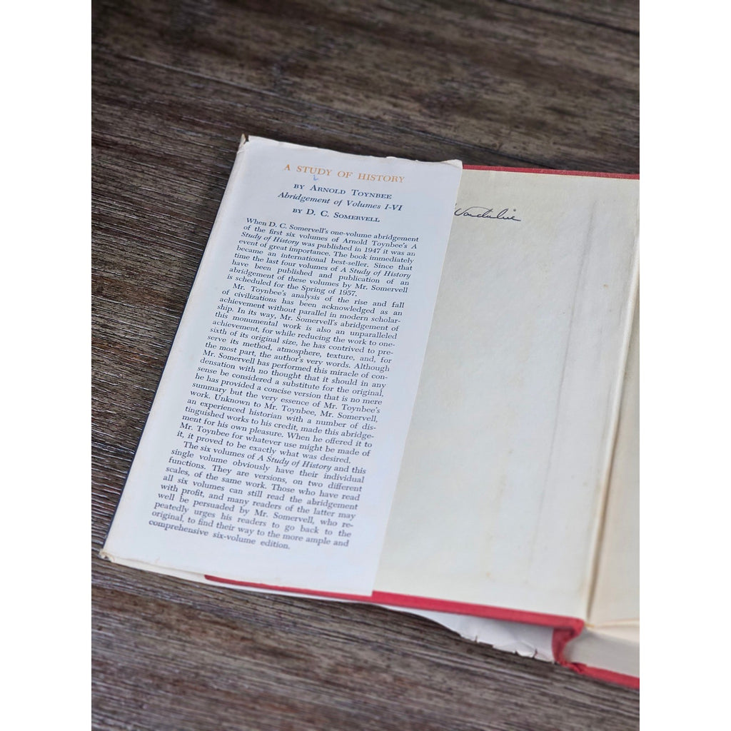 A Study of History Arnold J Toynbee 1963 HC Abridged Oxford