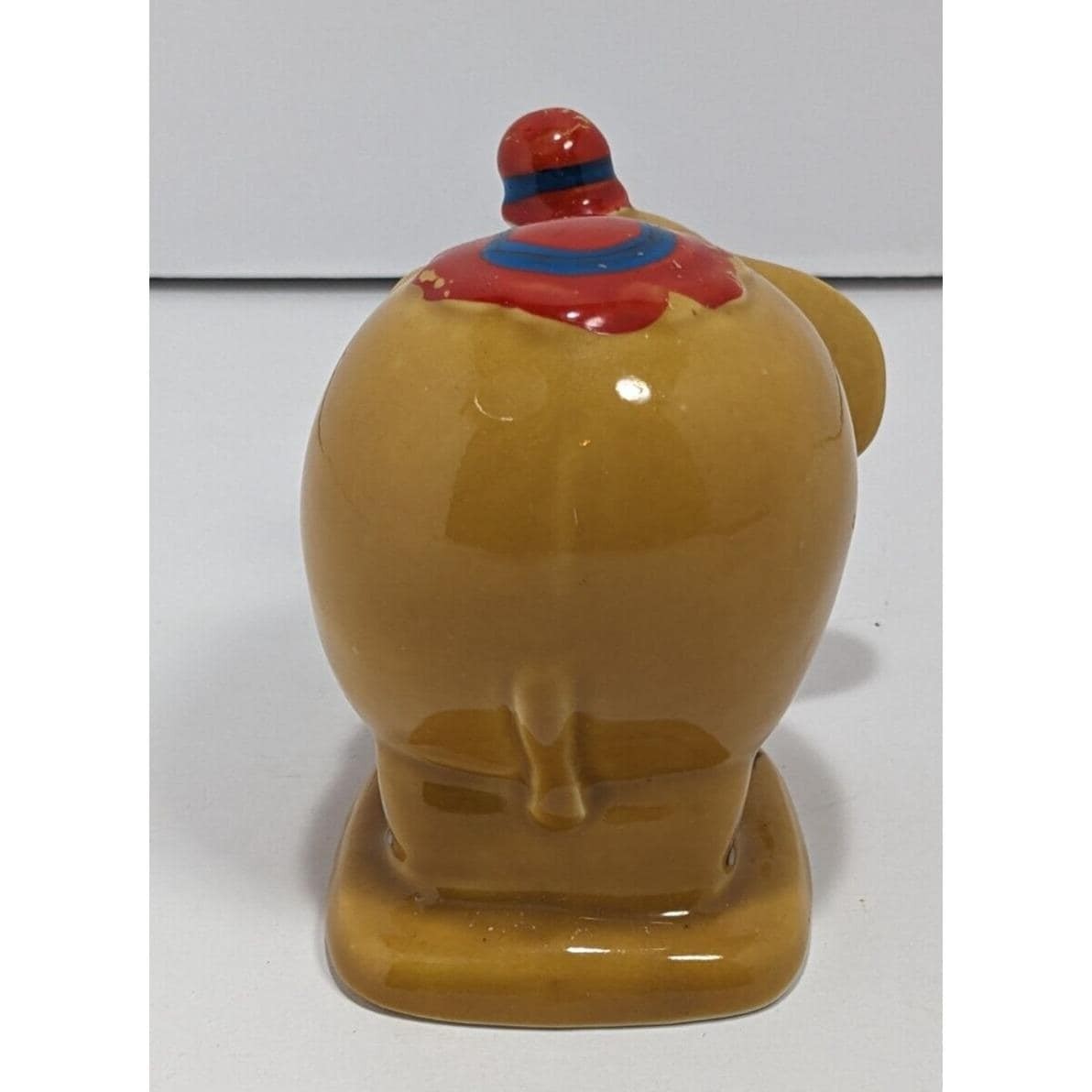 Vintage Edasa Circus Elephant Figurine Hand Painted Ceramic Elephant