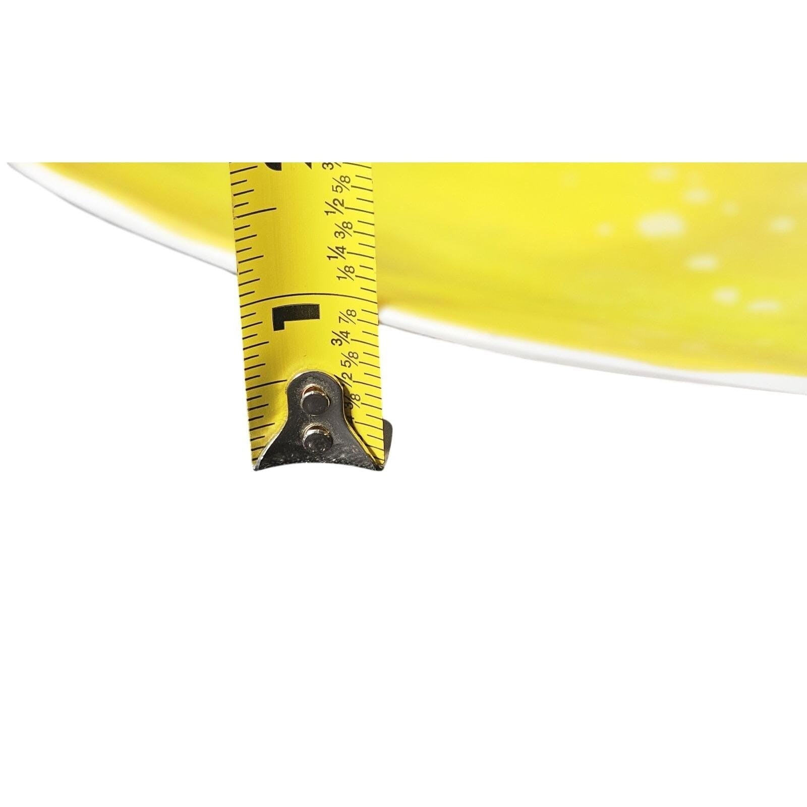 Vintage Lemon Shaped Serving Tray Yellow Melamine Citrus Kitchen Decor