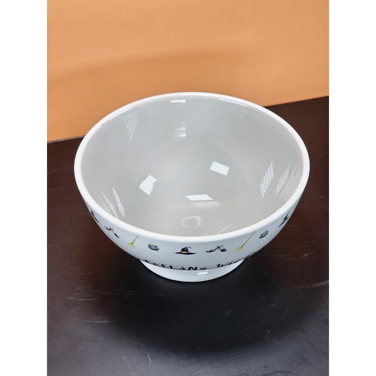 Set Of 5 Rae Dunn Witch Legs Halloween Bowls