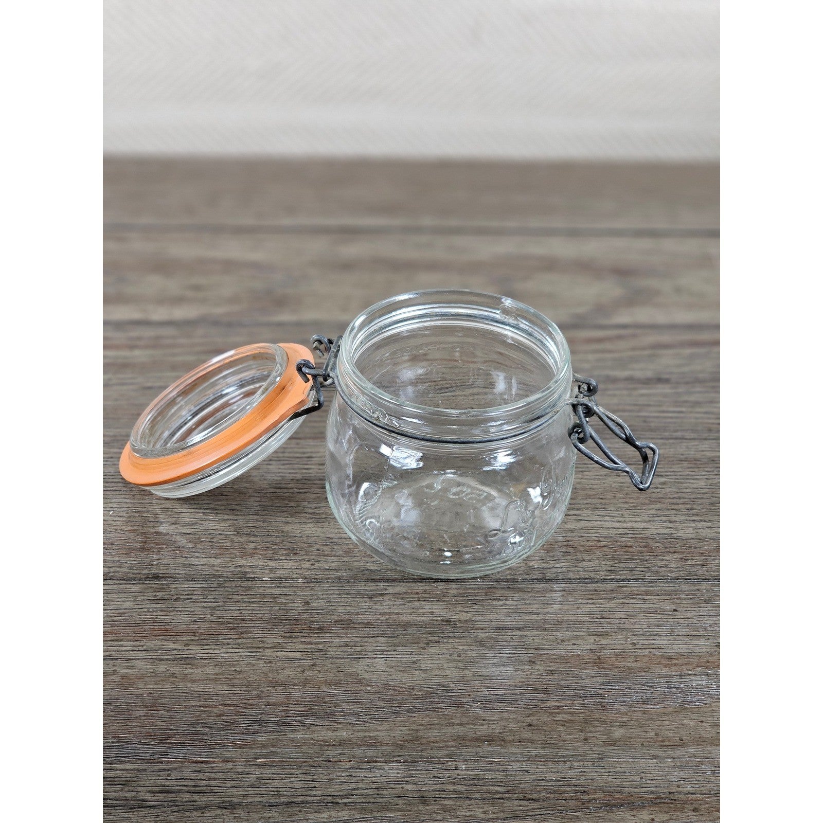 Vintage Le Parfait 0.5L Clamp Lid Glass Jar Made in France