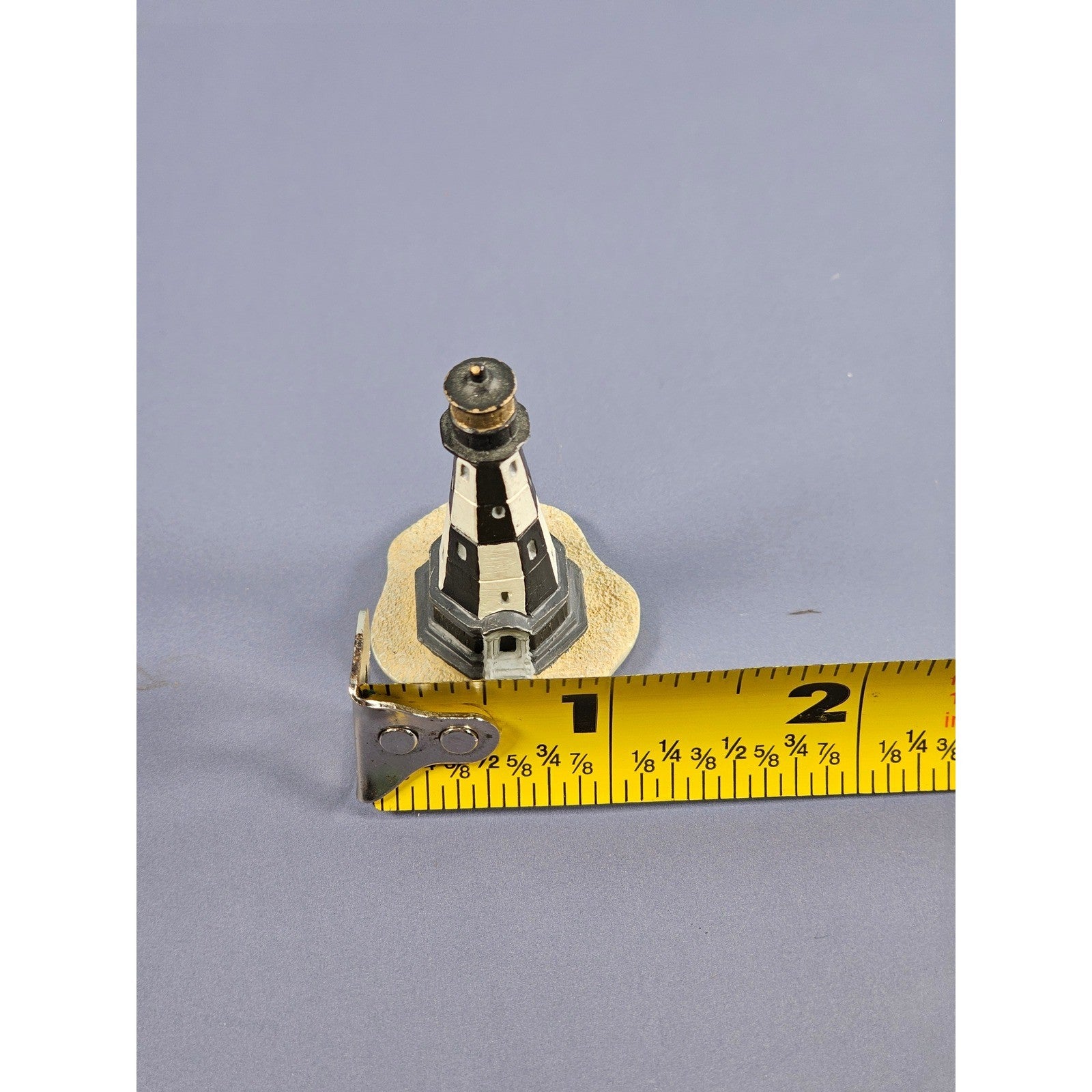 Vintage Cape Henry Lighthouse Thimble Miniature Souvenir 1.5 Inch