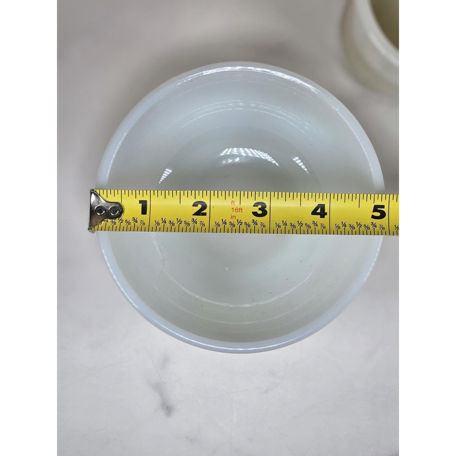 Vintage Anchor Hocking Milk Glass Mug & Bowl Set | Classic White