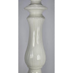 Williams Sonoma Candle Holder White Porcelain Italy Tall