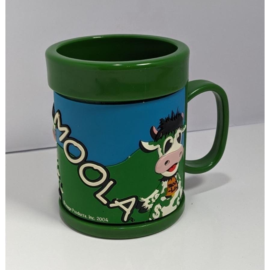Moola ATM Mug 3D Barn Cow Green Novelty Advertising Mug