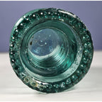 Vintage Hemingray No 9 Glass Insulator Aqua Patent May 2 1893