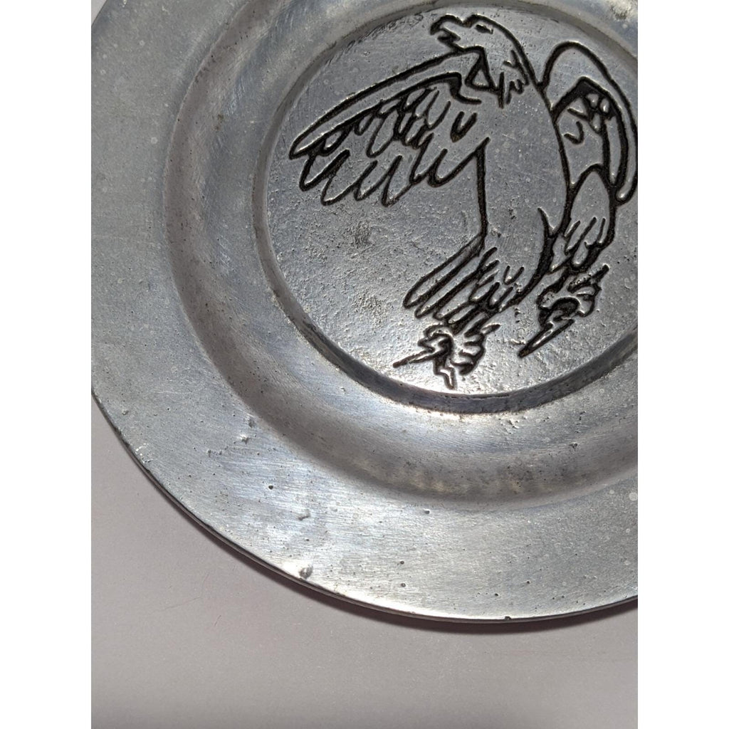 Pewtarex 1977  Eagle Plate CH Hardware Pewter Plate
