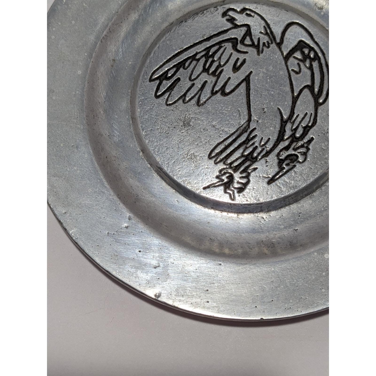 Pewtarex 1977  Eagle Plate CH Hardware Pewter Plate