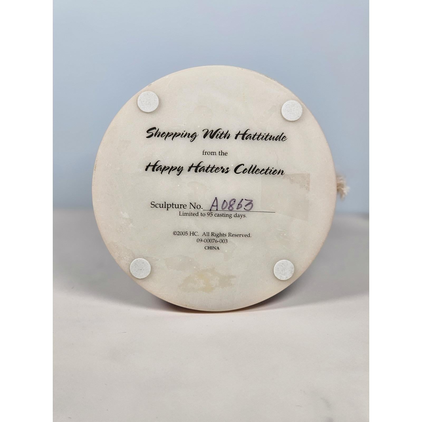 Hamilton Collection Happy Hatters Bear Figurine Limited Edition COA