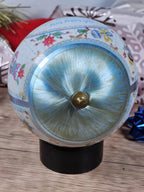 1982 Hallmark Satin String Ornaments Set of 3 Vintage Christmas Balls 3.5"