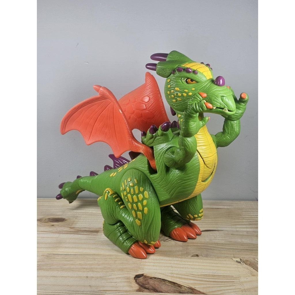 Imaginext Green Dragon 2005 Mattel Deluxe Dragon Light Sound Toy