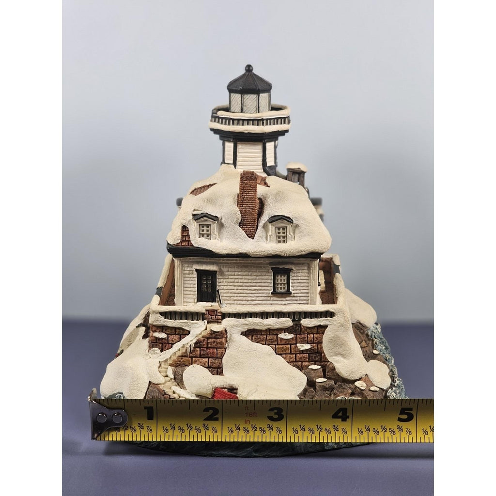 Harbour Lights Colchester Reef Lighthouse 1996 COA Winter