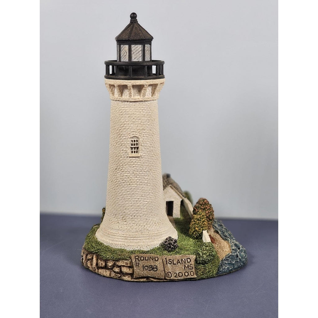 Harbour Lights Round Island Lighthouse 2000 #242 w/ COA
