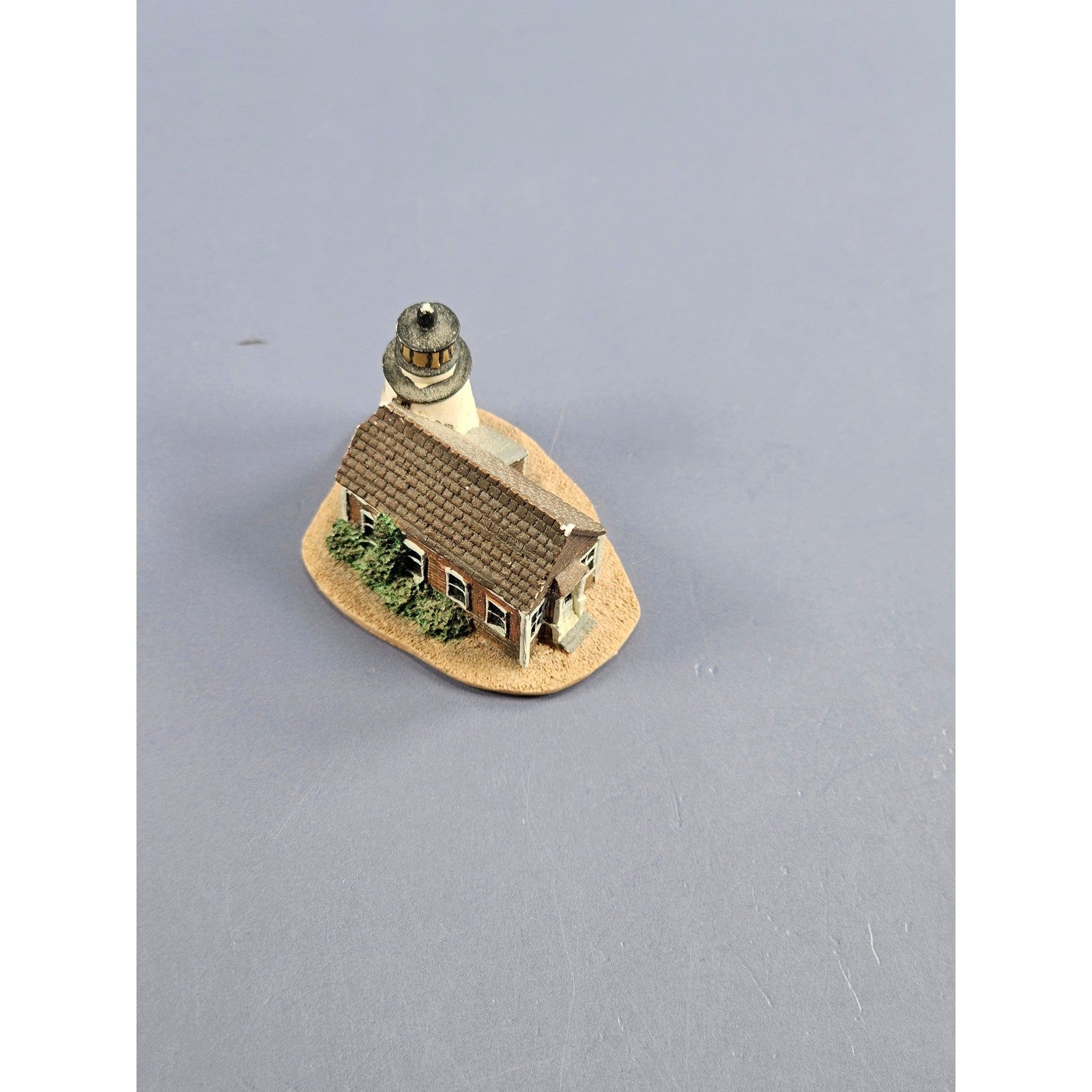 Vintage Lighthouse Thimble Miniature Coastal Souvenir – Chipped Roof